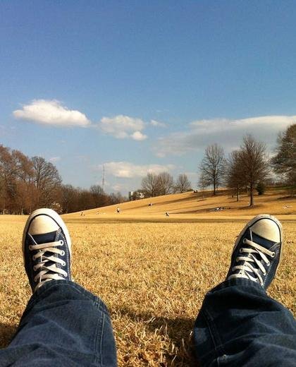 Neon ışıklı soyut yaratıcı görsel